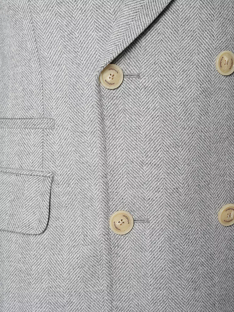 WINDSOR | Wollmantel | hellgrau