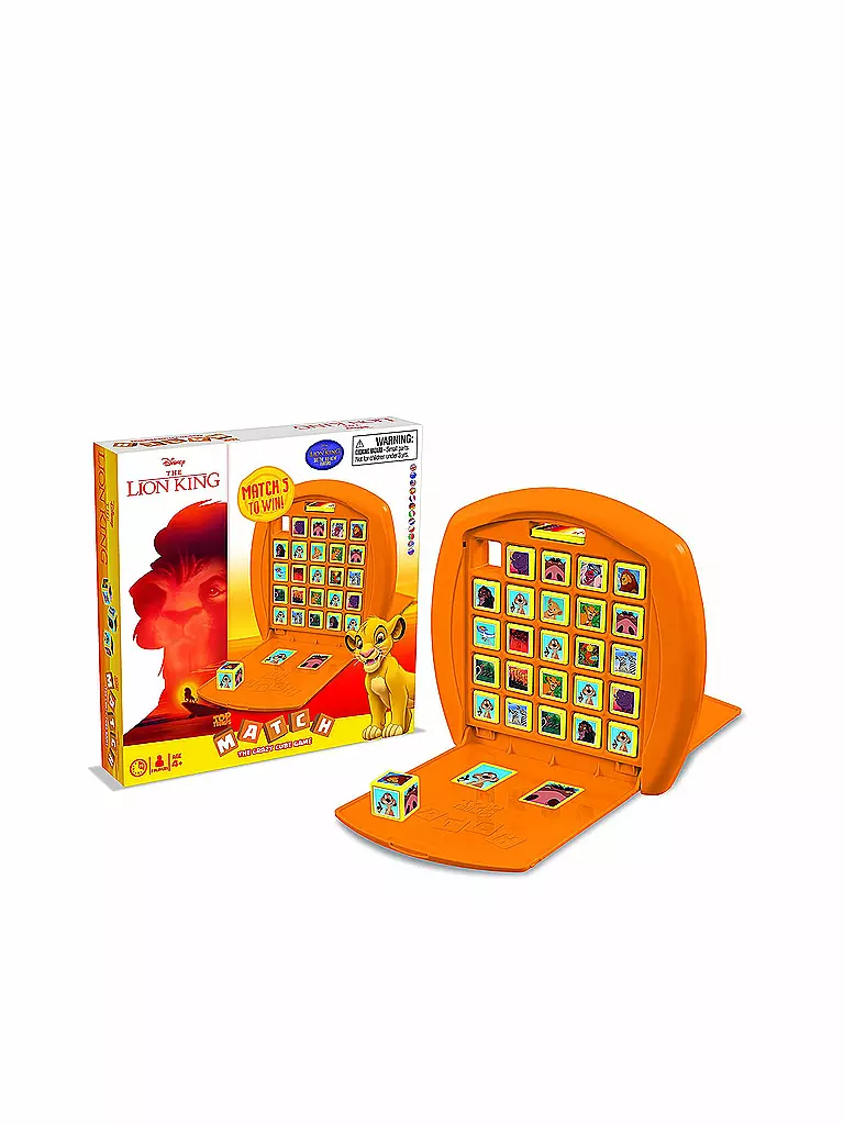 Der König Der Löwen 2019 Deutsche Synchronsprecher WINNING MOVES Top Trumps Match - Disney König der Löwen keine Farbe