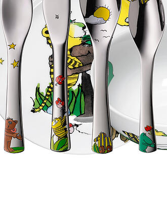 WMF | Kinder Geschirrset JANOSCH 6-tlg.  Cromargan / Bunt