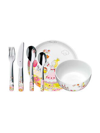 WMF | Kinder Besteck 4-teilig PRINZESSIN ANNELI Cromargan/Bunt