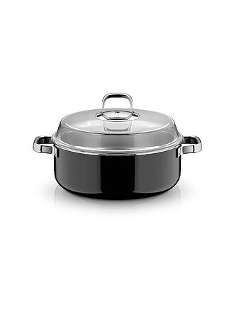 WMF | Schmortopf mit Glasdeckel FUSINTEC MINERAL PRO 6ml/28cm Black