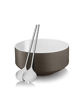 WMF | Salat Set 3-teilig MOTO Porzellan/Cromargan lavagrau