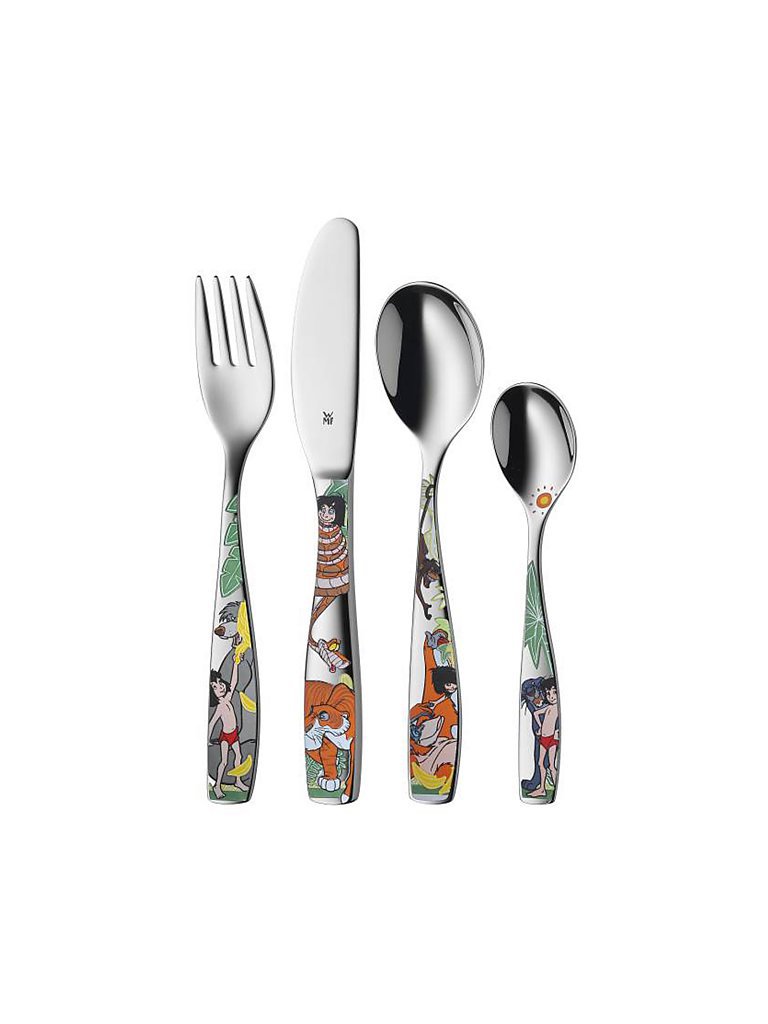 WMF Kinderbesteck-Set 4-teilig Dschungelbuch silber