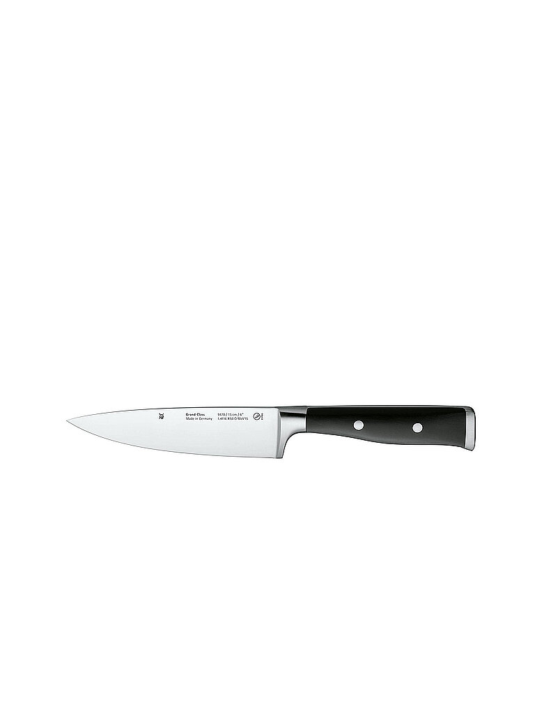 Kochmesser Grand Class grau (edelstahl) Klingenlänge 15cm Spezialklingenstahl Kochmesser langanhaltende Schärfe handgeschmiedeter Spezialklingenstahl