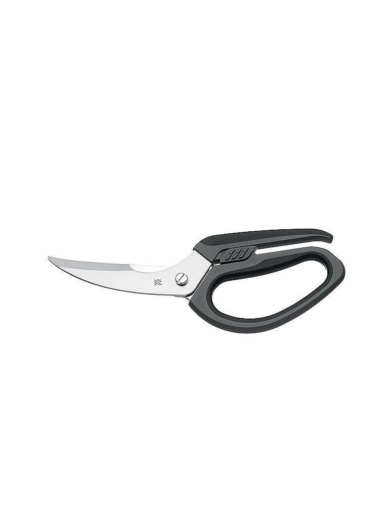 WMF Geflügelschere mit integriertem Knochenbrecher 23 cm, Softtouch Griffe & Touch Küchenschere 21 cm, Haushaltsschere mit Sägeschliff, Schere Küche, Cromargan Edelstahl, Softgriff, schwarz