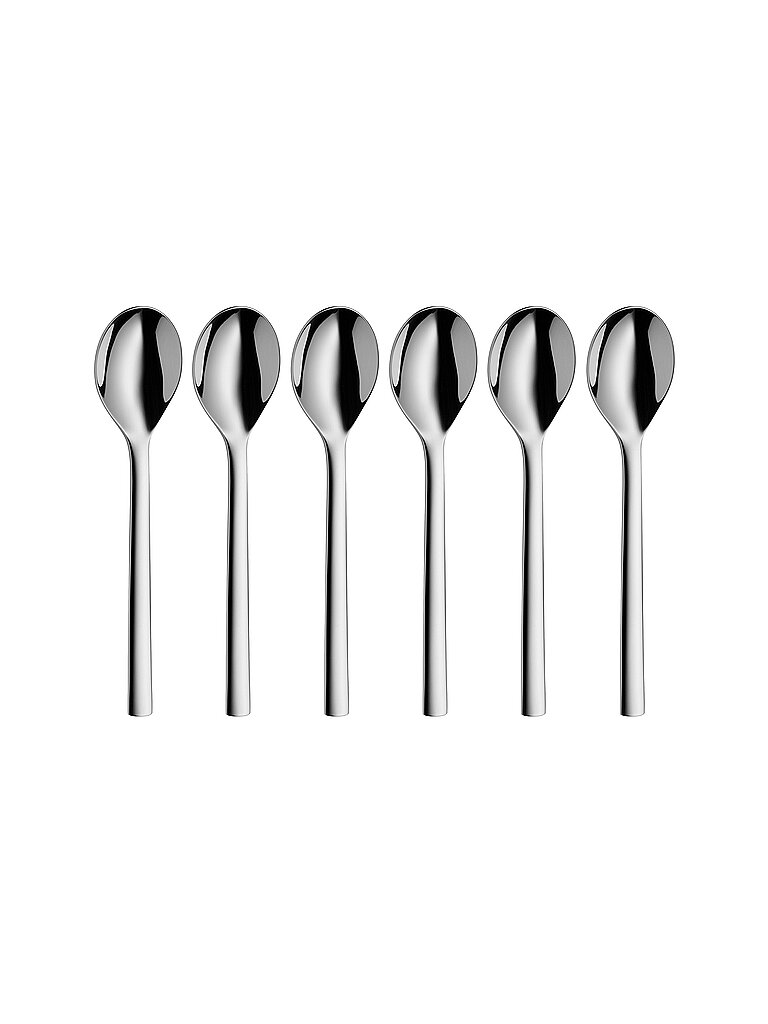 WMF Kaffeelöffel Set NUOVA 6 Stück Cromargan silber