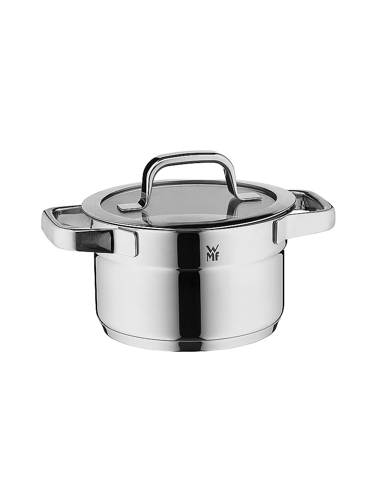 Kochtopf Compact Cuisine grau (edelstahl) B18cm H1505cm L2425cm Ø165cm Töpfe wärmeduzierende Hohlgriffe Innenskalierung Schüttrand