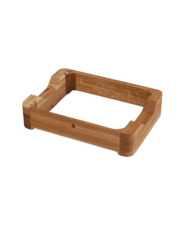 WMF Profi Resist Servierrahmen für Auflaufform 36 x 26 x 6 cm, Eichenholz, zur ästhetisch-praktischen Tischpräsentation