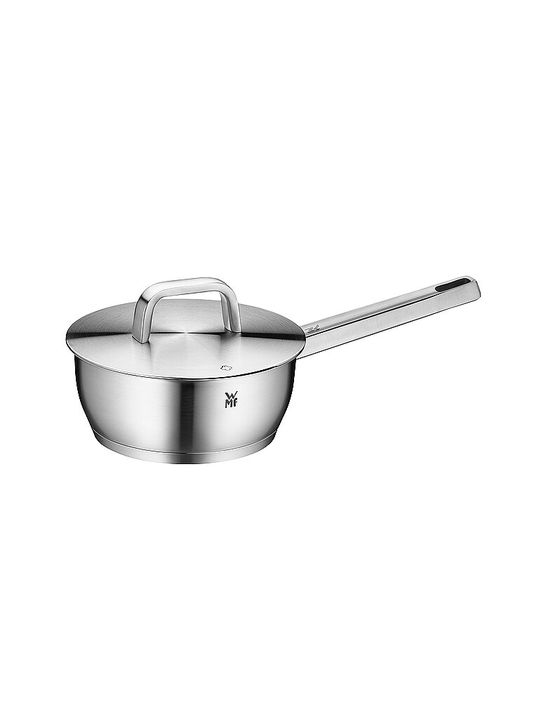 WMF Stielkasserolle mit Deckel 18cm Iconic Cromargan silber
