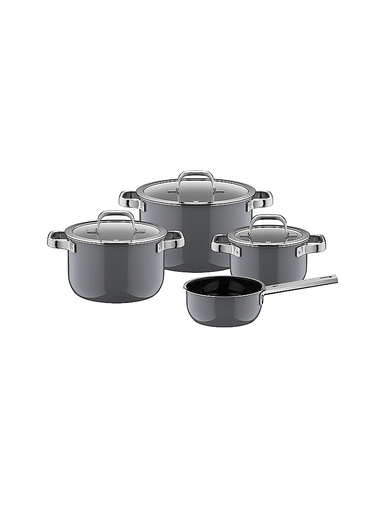 WMF Kochtopf Set 4tlg. FUSIONTEC MINERLA PRO Platinum  grau