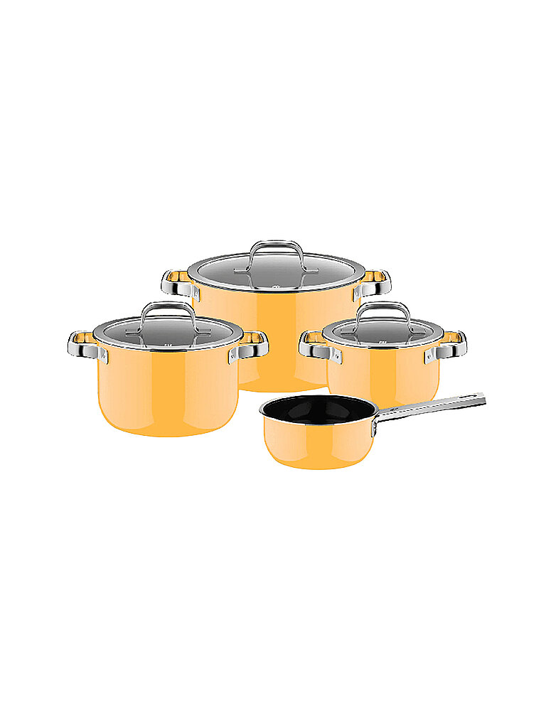 WMF Kochtopf Set 4tlg. FUSIONTEC MINERLA PRO Mango Yellow gelb