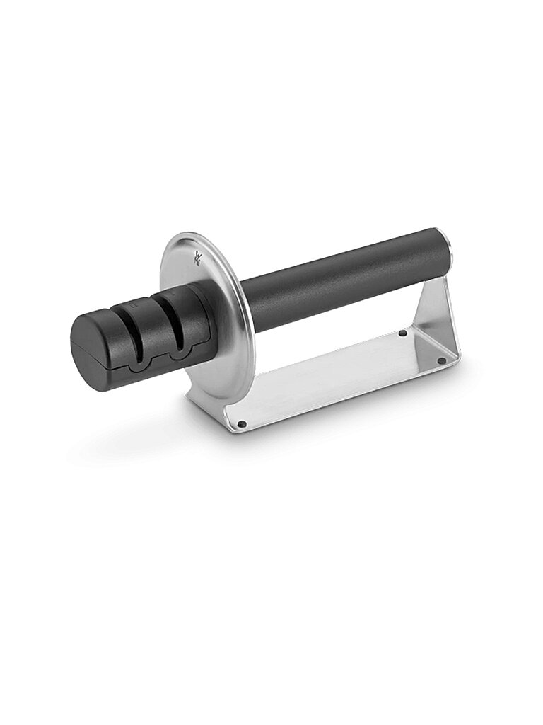 WMF Messerschärfer 2 Stufen GOURMET Cromargan  Schwarz silber