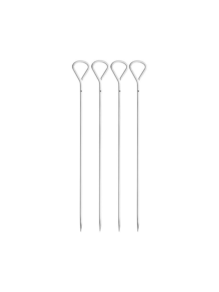 WMF Grillspieße Edelstahl 4-teilig 37 Cm - Cromargan Schaschlikspieße BBQ