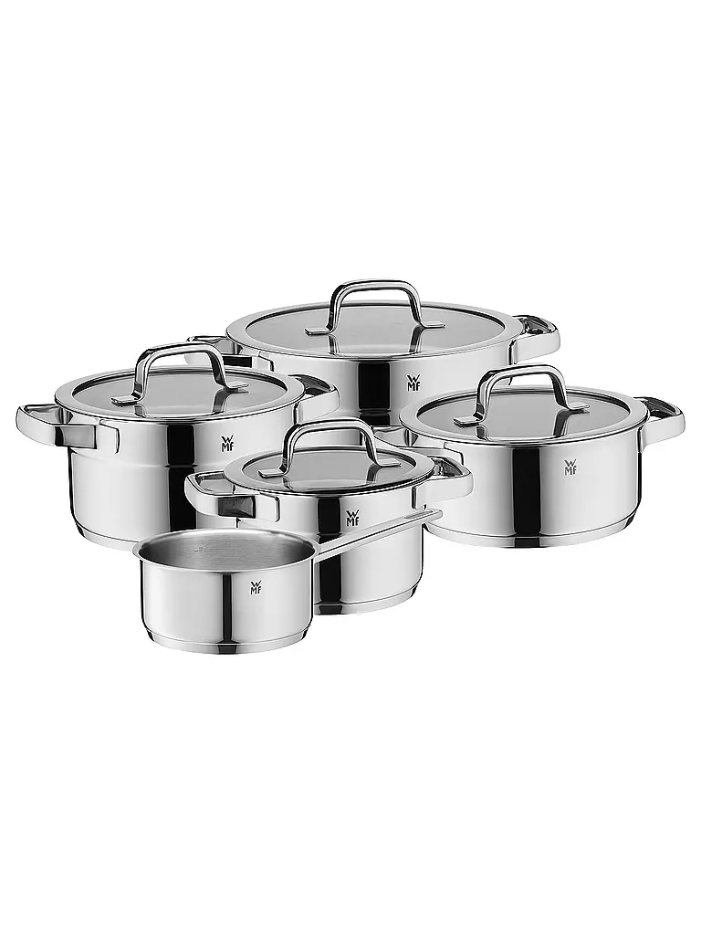 WMF | Compact Cuisine Topf Set 5tlg Cromargan | silber