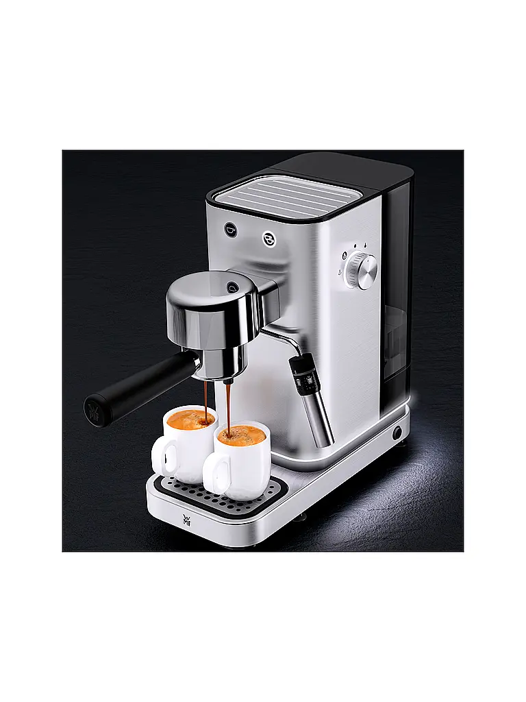 WMF | Espresso Siebträgermaschine LUMERO Cromargan | silber