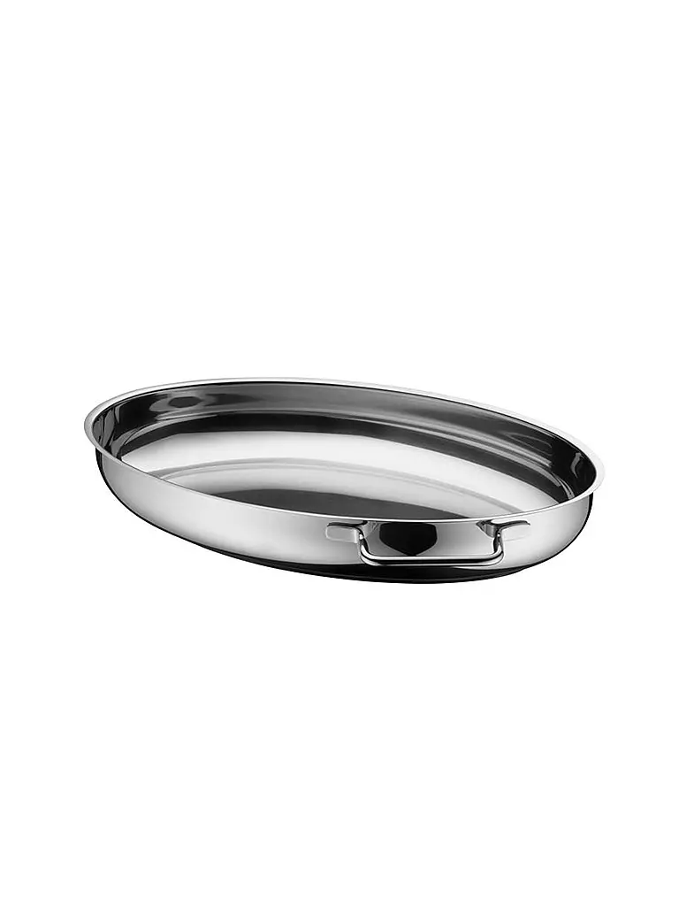 WMF | Extrabräter mit Metalldeckel, Fleischgabel und Fleischthermometer | silber
