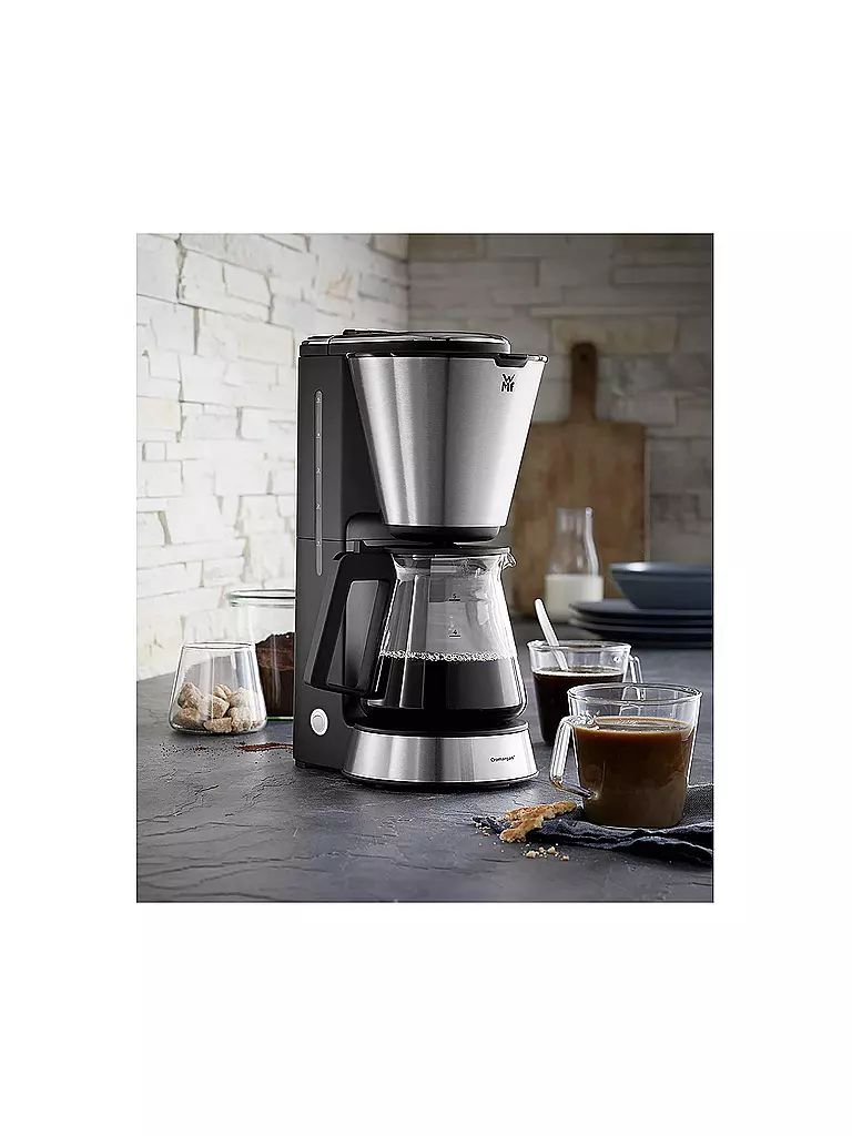 WMF Küchenminis Aroma Filterkaffeemaschine (5 Tassen) silber