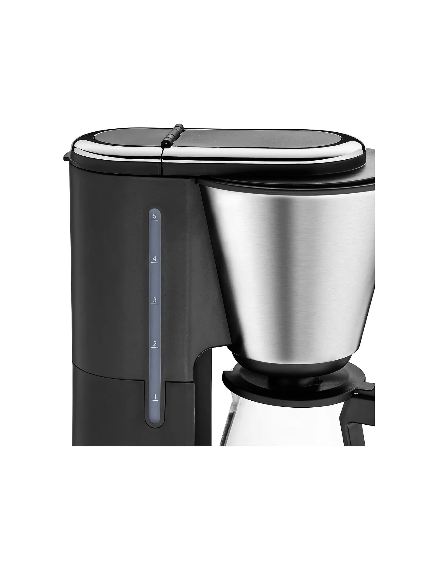 WMF | Küchenminis Aroma Filterkaffeemaschine (5 Tassen) | silber