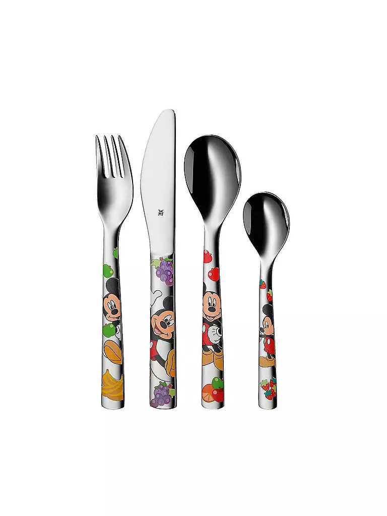 WMF | Kinderbesteck-Set 4-teilig Mickey Mouse | bunt