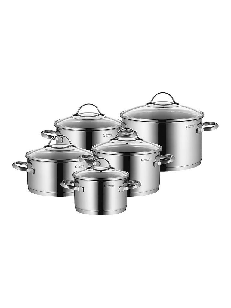 WMF Kochgeschirr Set "Menerva Plus" 5-teilig silber