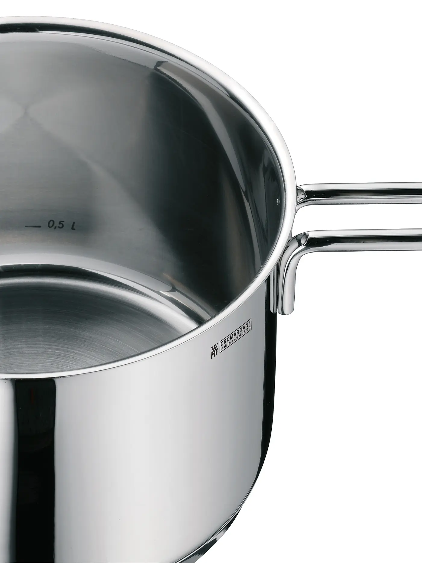 WMF | Simmertopf mit Temperaturanzeige und Einsatz 18 cm | silber
