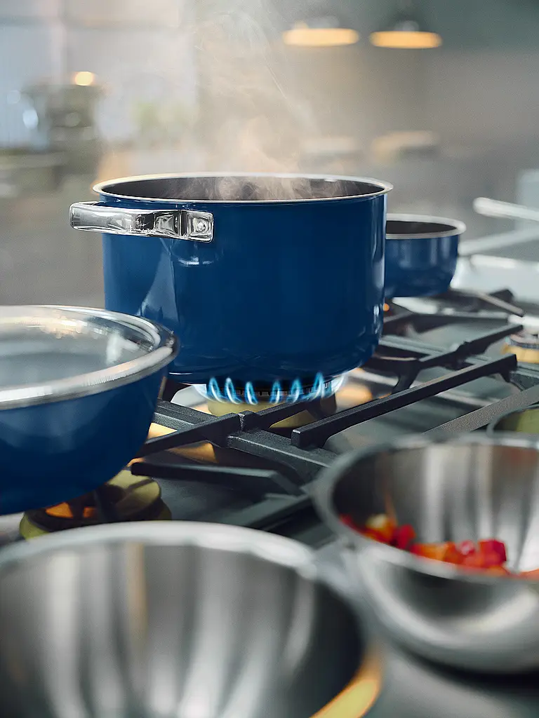 WMF | Topf Set 4-teilig Fusiontec Mineral Pro Tim Raue Ocean Dunkelblau | dunkelblau