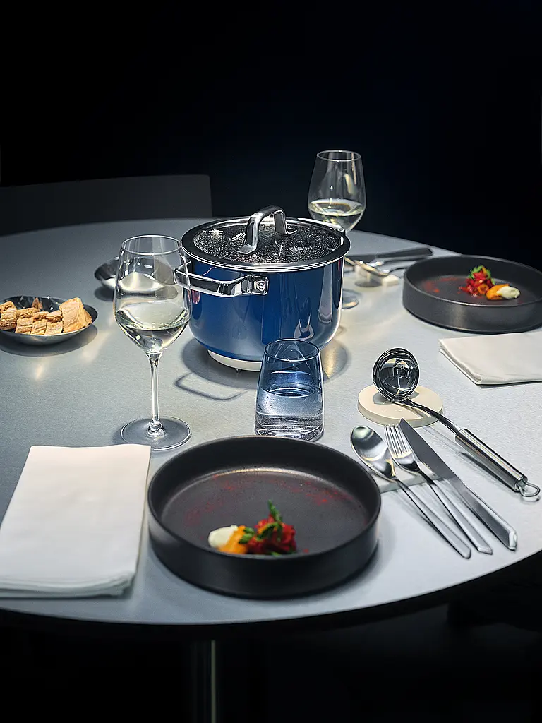 WMF | Topf Set 4-teilig Fusiontec Mineral Pro Tim Raue Ocean Dunkelblau | dunkelblau