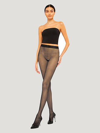 WOLFORD | Netzstrumpfhose TWENTIES soft cocao