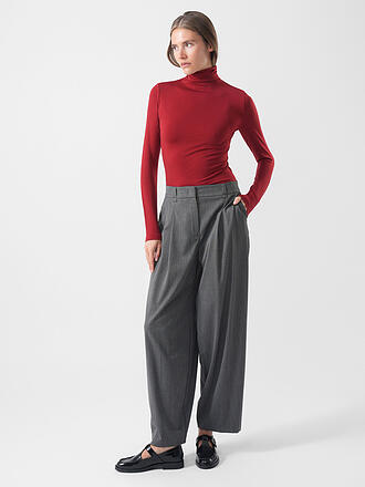 WOLFORD | Body  SEAMLESS WOOL crimson