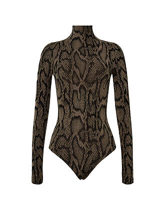 WOLFORD | Body SHIMMERING PYTHON olive phthon
