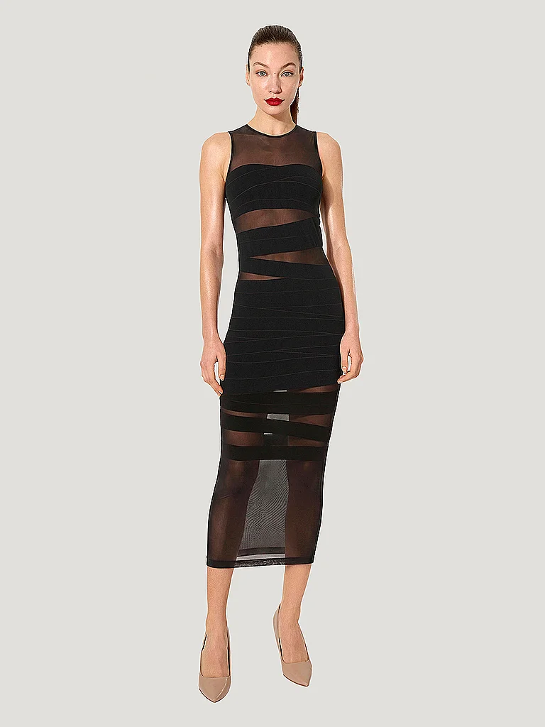 WOLFORD Abito INFINITE WRAP nero | S