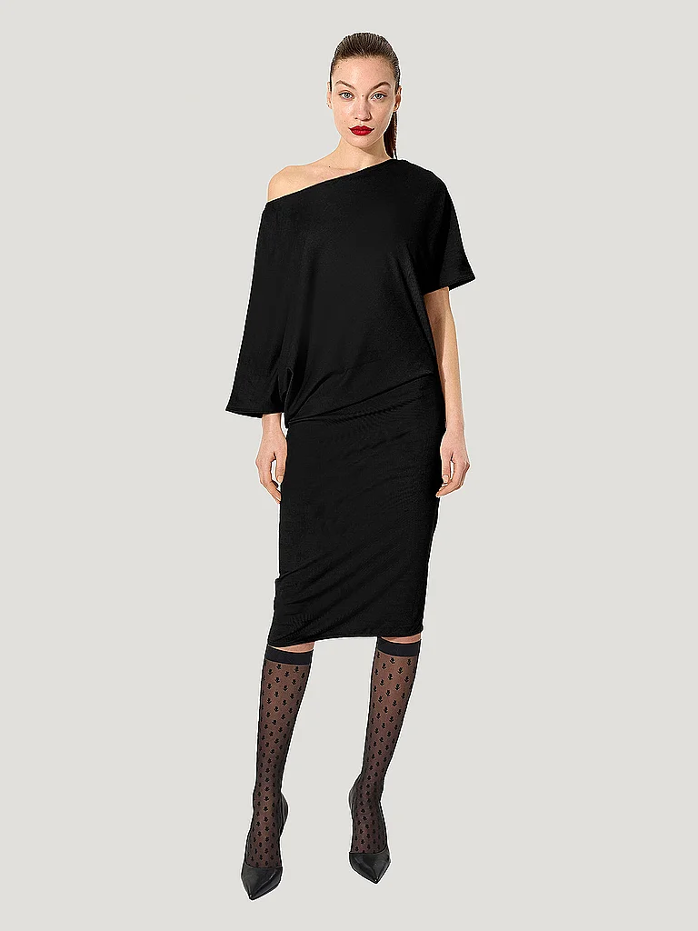 WOLFORD Abito Loose Fit FLUID JERSEY nero | M