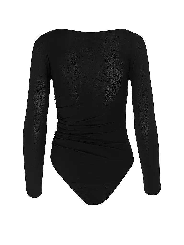 WOLFORD | Body GATHERED CACHE-COEUR black | schwarz