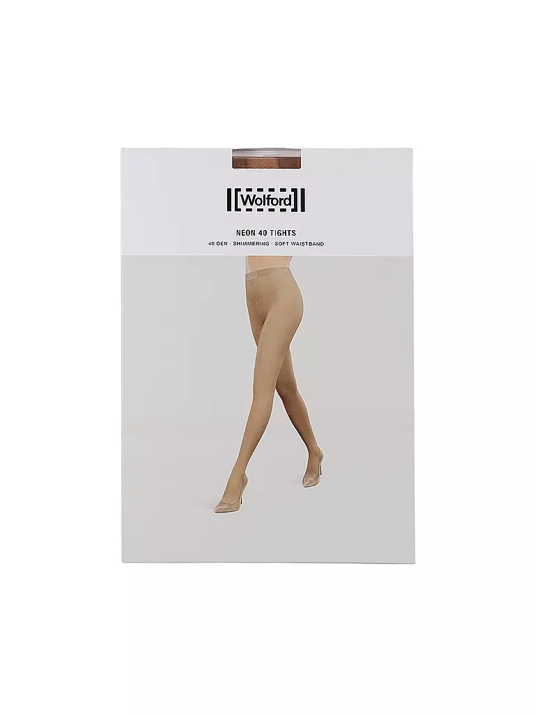 WOLFORD | Feinstrumpfhose NEON 40 gobi | hellbraun