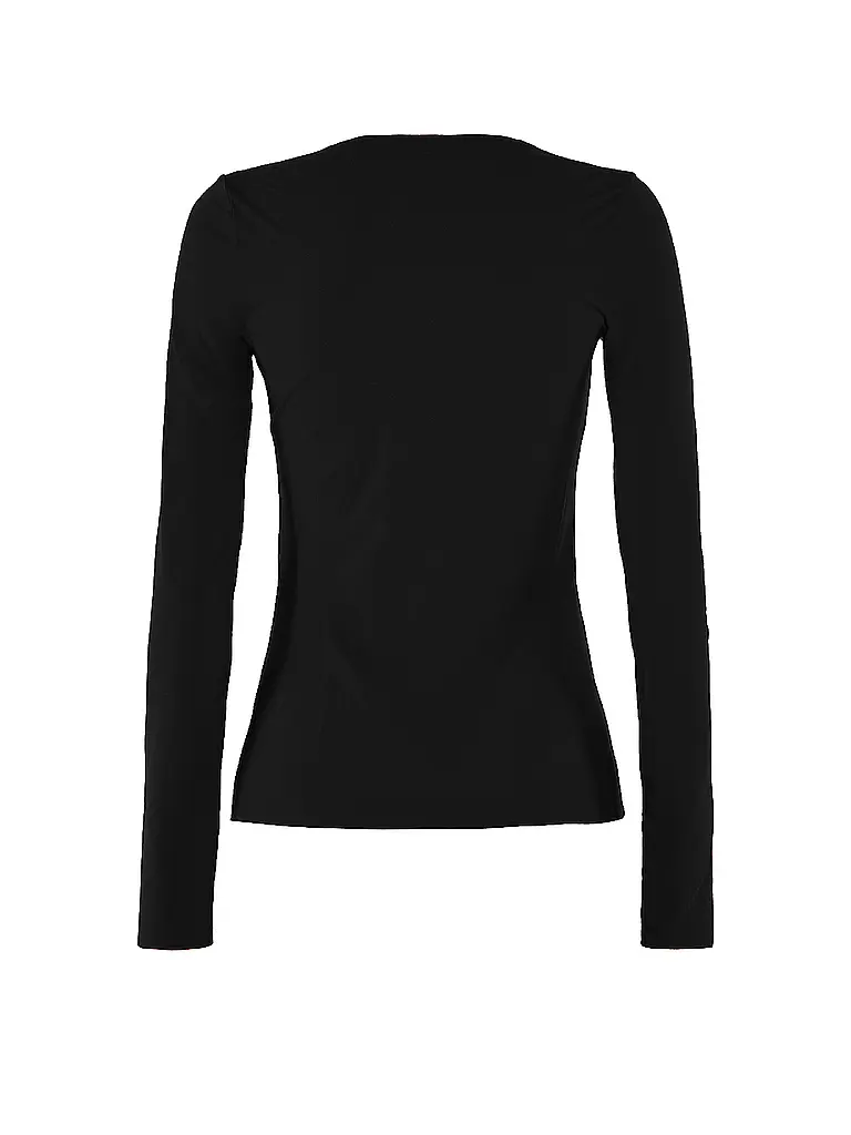 WOLFORD | Langarmshirt PURE TOP Black  | Schwarz