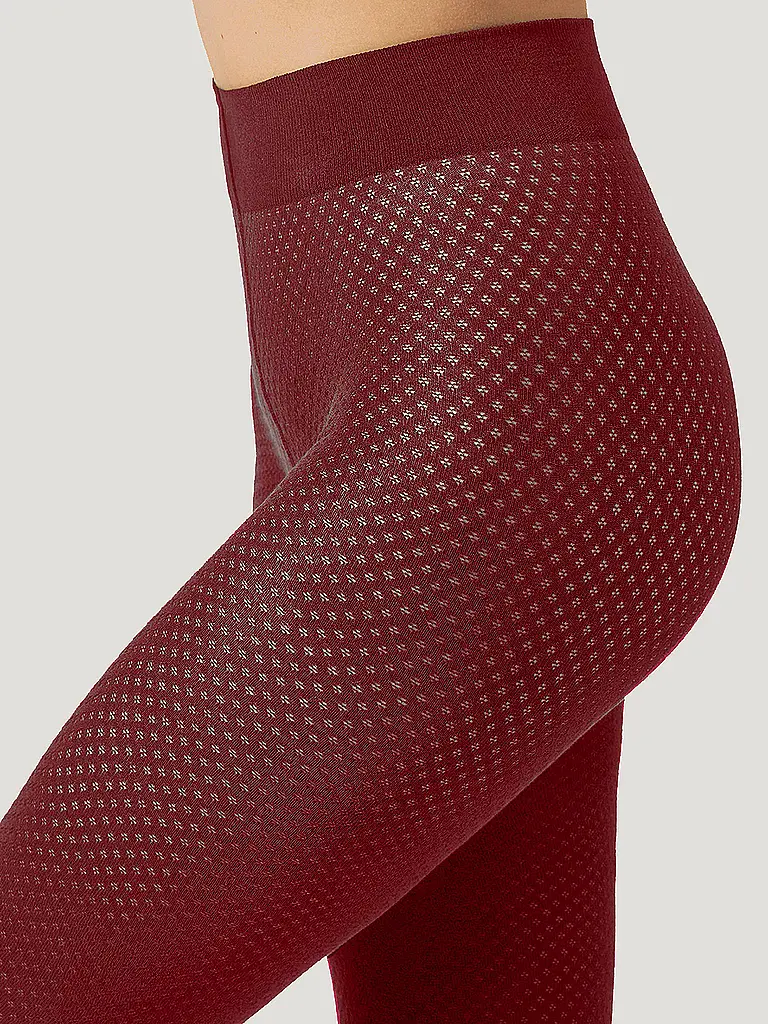 WOLFORD | Modestrumpfhose COTTON DOT midnight | 