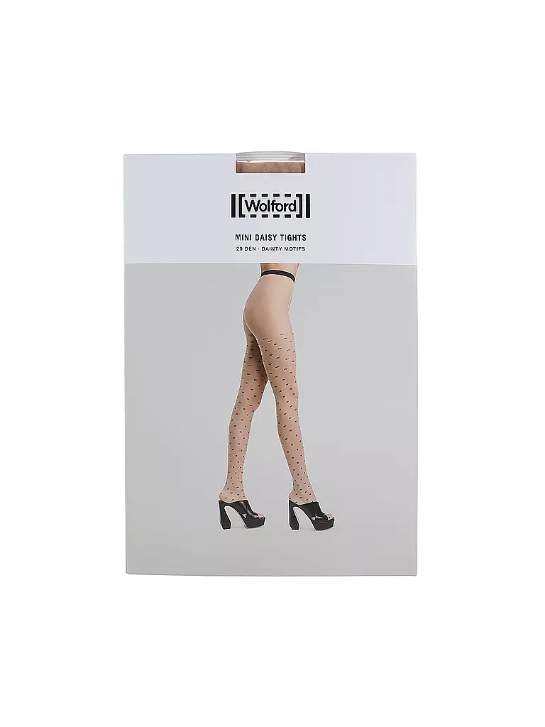 WOLFORD | Modestrumpfhose MINI DAISY | rosa