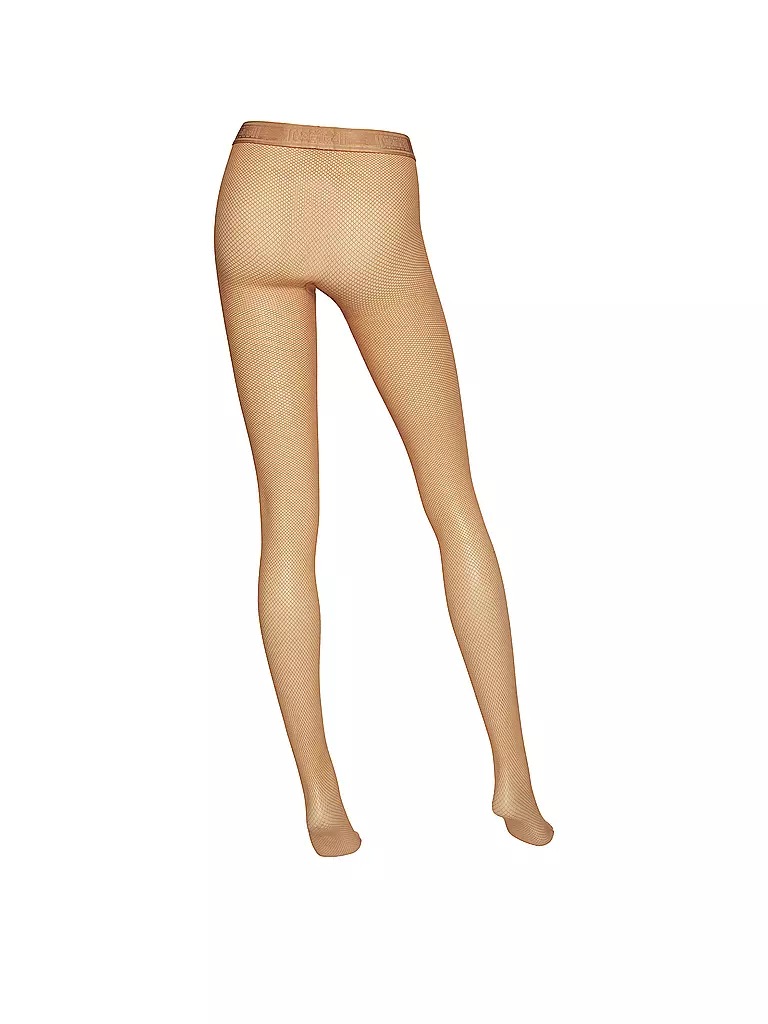 WOLFORD | Netzstrumpfhose TWENTIES gobi | hellbraun