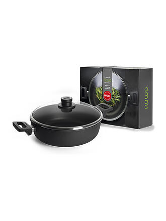 WOLL | Kasserolle ronde NOWO 28cm avec couvercle en verre antiadhésif