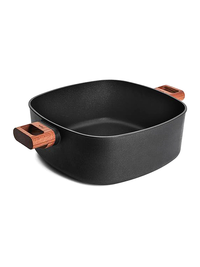 WOLL Kasserolle mit Holzgriff 24x24cm ECO-LOGIC Antihaft schwarz – Woll