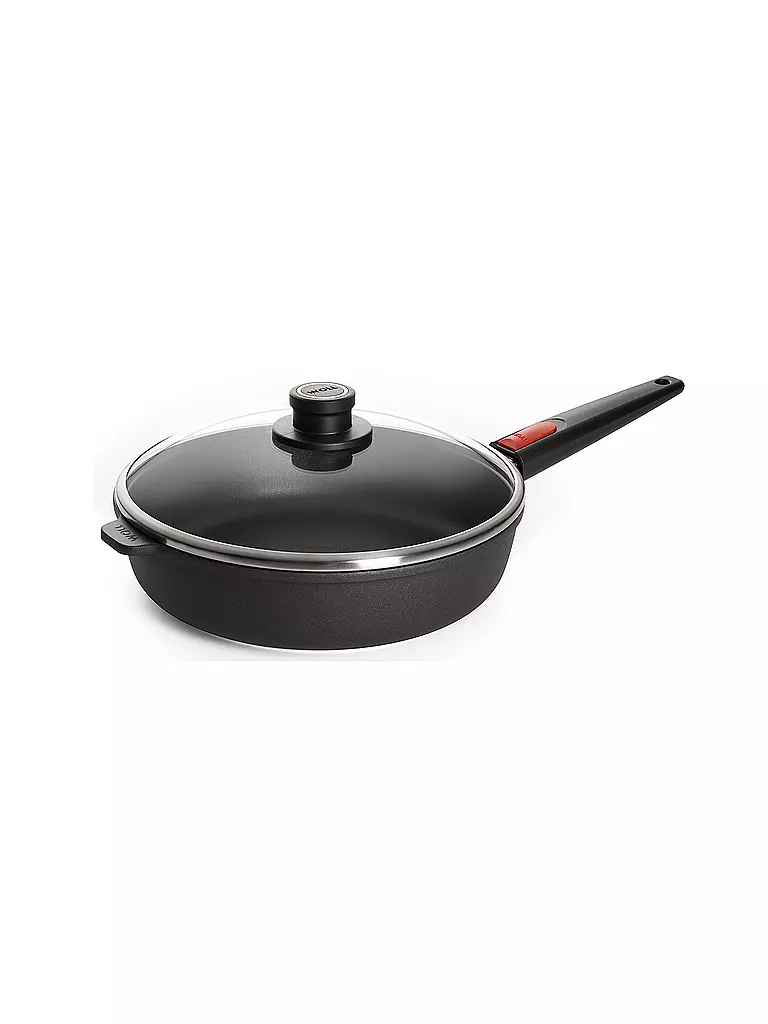 WOLL | Pfanne hoch mit Deckel 28cm NOWO Antihaft | schwarz