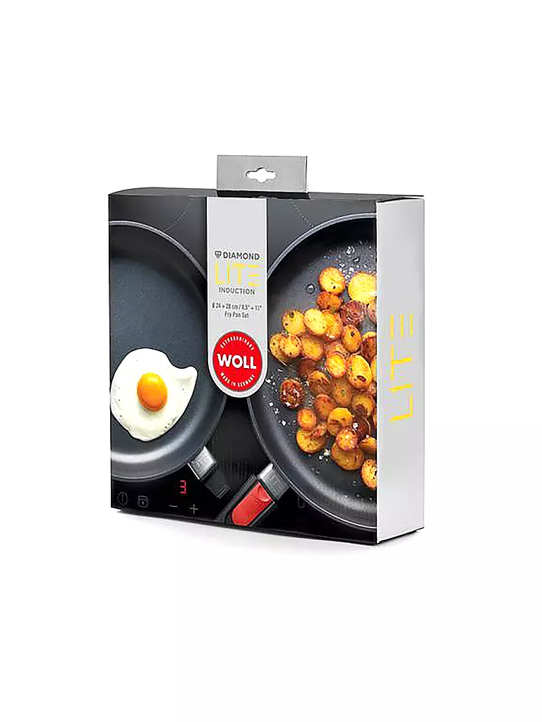 WOLL | Pfannen -Set 2tlg 24+28cm DIAMOND LITE Antihaft | schwarz