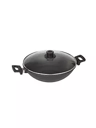 WOLL | Wok mit Glasdeckel Nowo Titanium 32cm Antihaft | schwarz