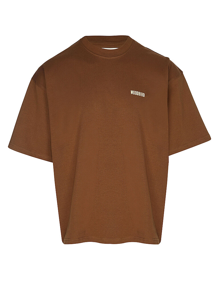 WOODBIRD T-Shirt WBBEAM LION braun | M