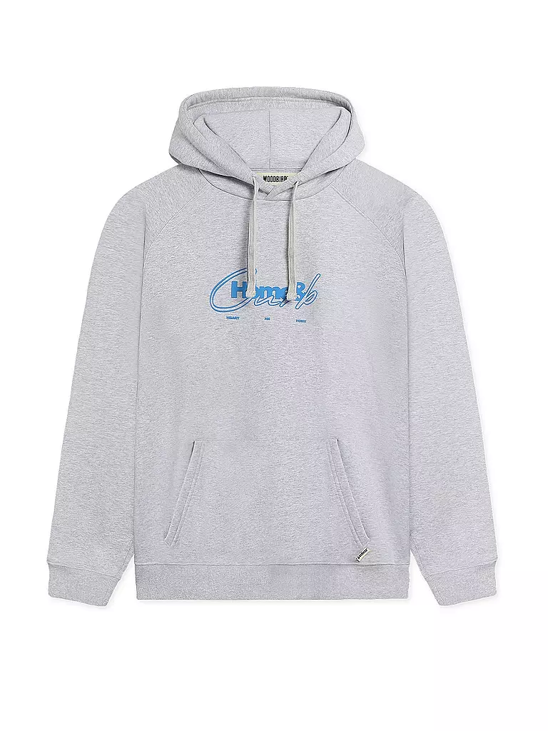 WOODBIRD | Kapuzensweater - Hoodie WBPAW CURB  | hellgrau