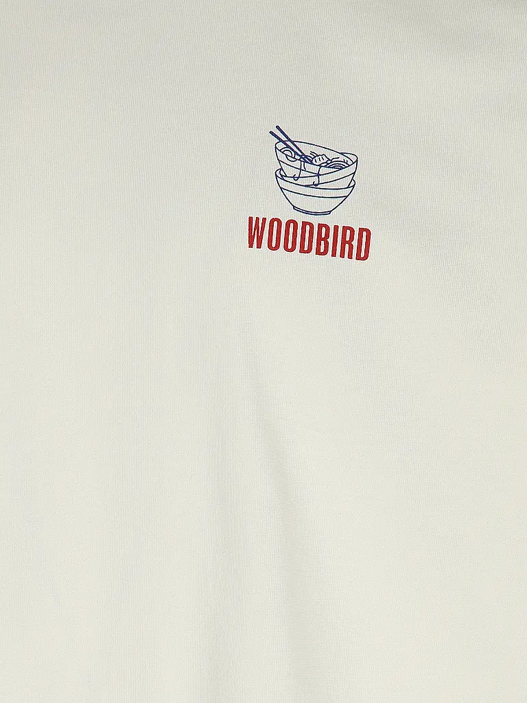WOODBIRD | T-Shirt WBBAINE  | Creme