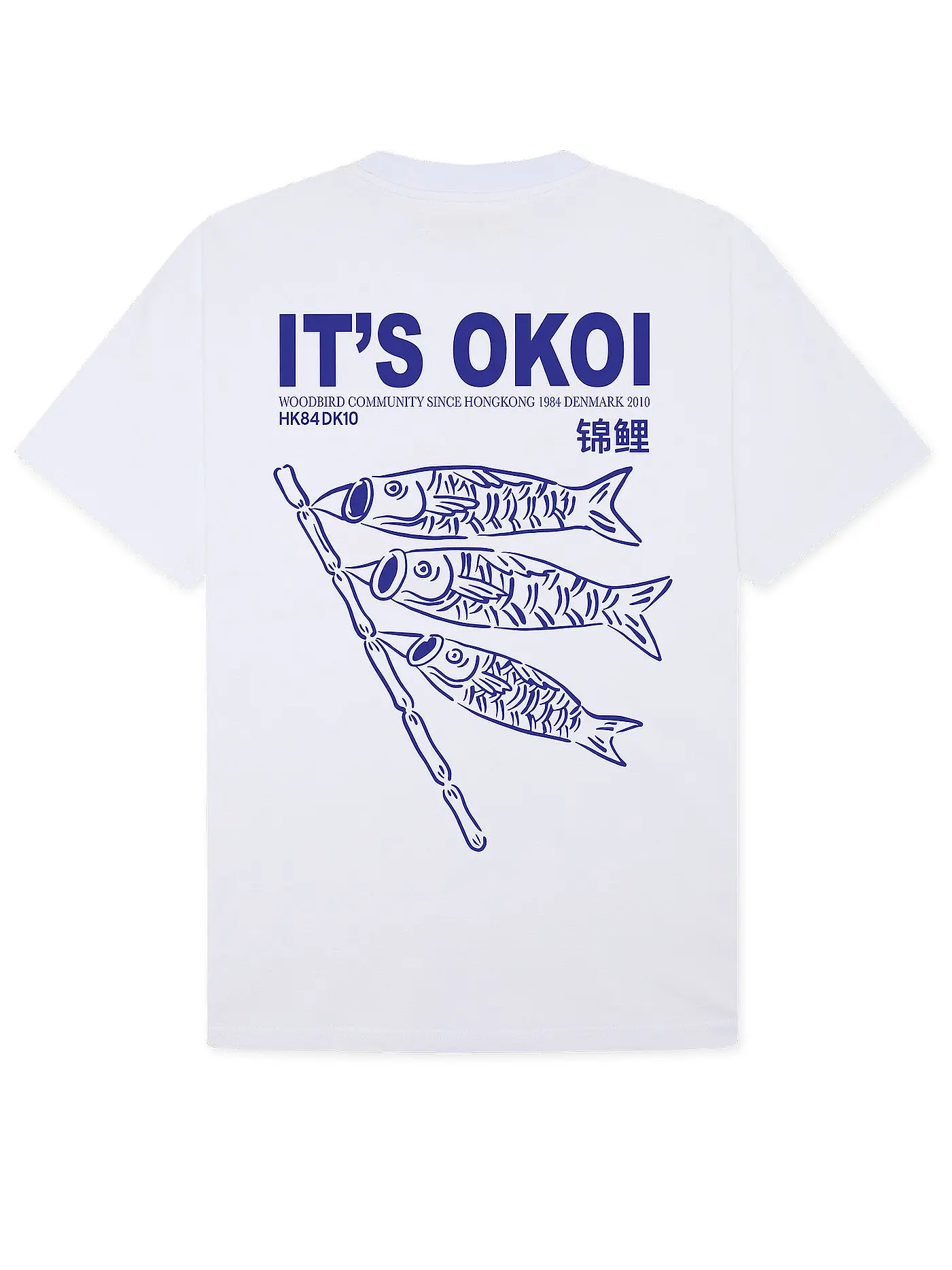 WOODBIRD | T-Shirt WBBAINE KOI | weiss