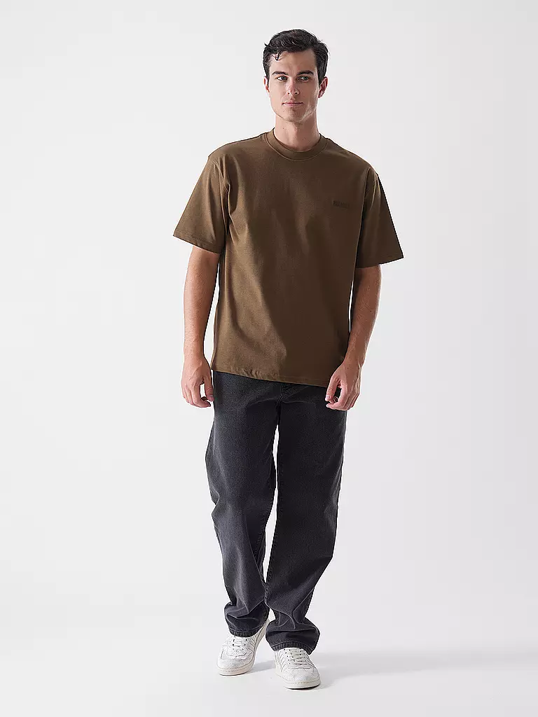 WOODBIRD | T-Shirt WBBAINE | hellbraun