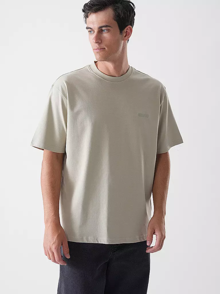 WOODBIRD | T-Shirt WBBAINE | hellbraun