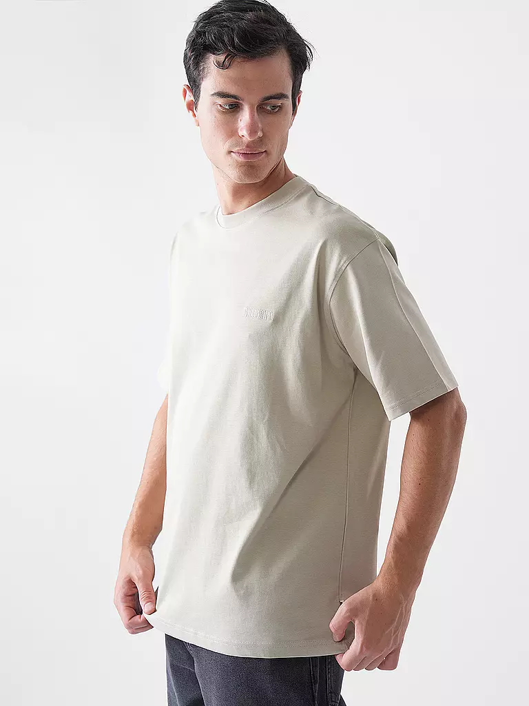 WOODBIRD | T-Shirt WBBAINE | hellbraun